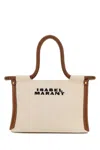 Isabel Marant Off-white Toledo Small Tote Bag In Beige O Tan