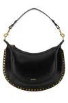 Isabel Marant Oskan Moon Studded Shoulder Bags In Black