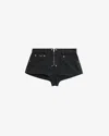 Isabel Marant Hania Denim Shorts In Black
