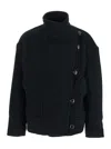 Isabel Marant Long Sleeve Coat In Black