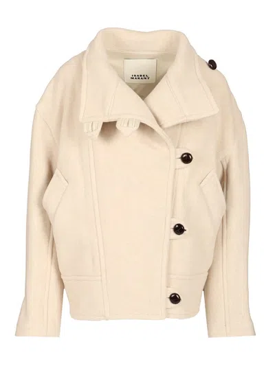 Isabel Marant Hanis-gb Jackets Brown In Multi