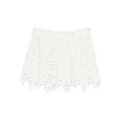 Isabel Marant Hanta Mini Skirt In White