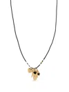 Isabel Marant Charm Pendant Necklace In Black