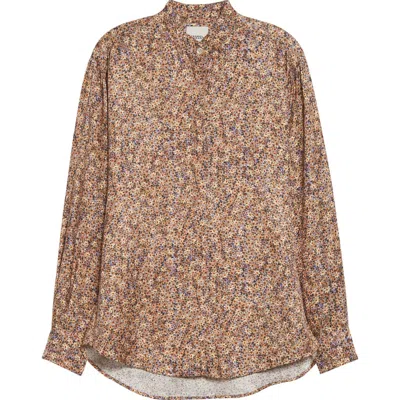 Isabel Marant Harlow Ditsy Floral Popover Top In Multi