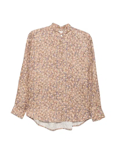 Isabel Marant Harlow Floral-print Shirt In Neutral