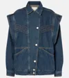 Isabel Marant Harmon Button In Blue