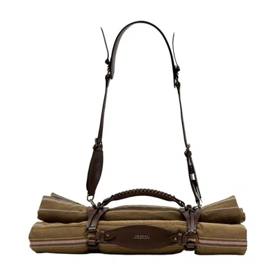 Isabel Marant Harness Leather Tote Bag In Brown