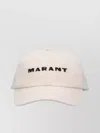 Isabel Marant Hat Curved Brim For Casual Look In Neutrals