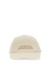 Isabel Marant Hat With Logo In Powder