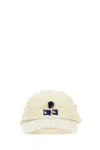 Isabel Marant Ivory Cotton Tedji Baseball Cap In White