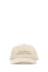 Isabel Marant Women Melange Ivory Cotton Tyron Baseball Cap In White