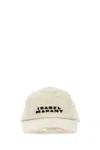 Isabel Marant Cotton Baseball Cap Curved Visor In Neutral