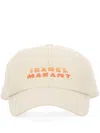 Isabel Marant Logo-embroidered Cap In Beige