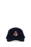 Isabel Marant Cappello Da Baseball Tedji In Cotone Blu Notte Uomo In Blue