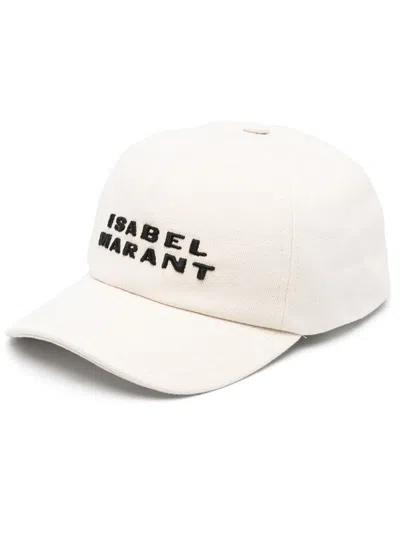 Isabel Marant Hats In Ecru Black