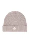 Isabel Marant Wool Hat With Logo Patch In Neutral