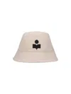 Isabel Marant Logo Bucket Hat In White