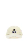 Isabel Marant Ivory Cotton Tedji Baseball Cap In White