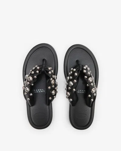 Isabel Marant Havaianas Studs Sandals In Black
