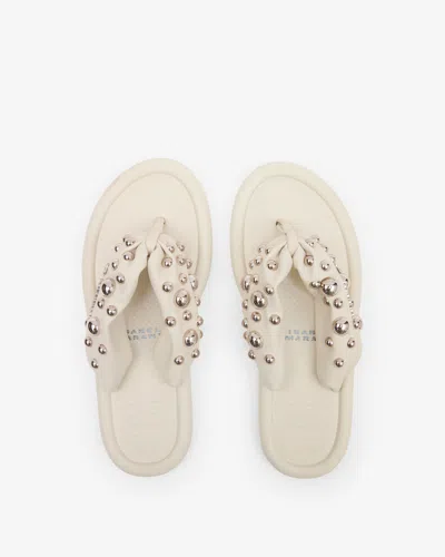 Isabel Marant Havaianas Studs Sandals In Neutral