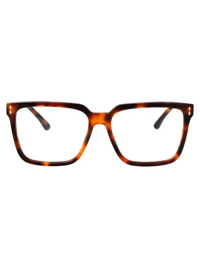 Isabel Marant Havana Acetate Glasses In Brown