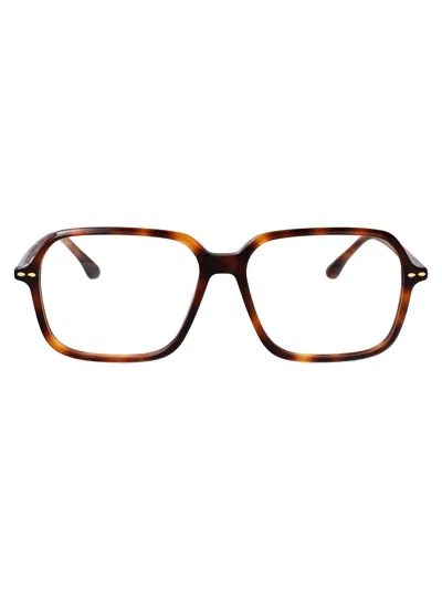 Isabel Marant Rectangular Geometrical Optical Im 0233 086 In Brown