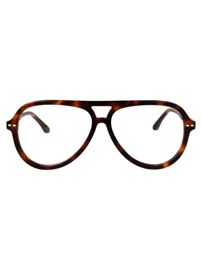 Isabel Marant Havana Acetate Glasses In Multi