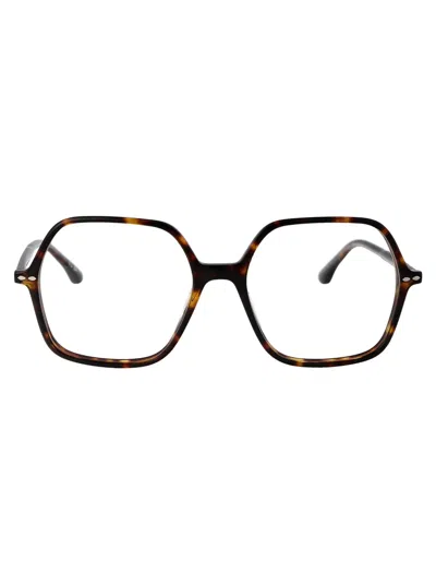 Isabel Marant Havana Acetate Glasses In Pink
