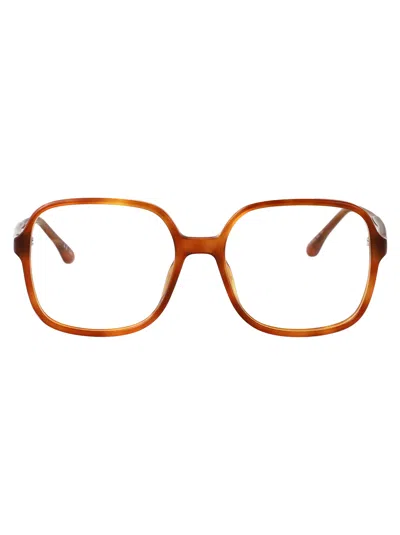 Isabel Marant Havana Silver Acetate Glasses In Brown