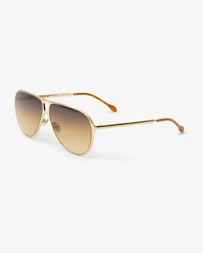 Isabel Marant Haylo Aviator In Gold