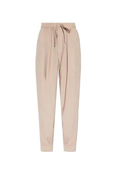 Isabel Marant Hectorina Relaxed Fitting Trousers In Beige