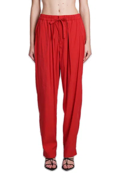 Isabel Marant Hectorina Pant In Scarlet Red