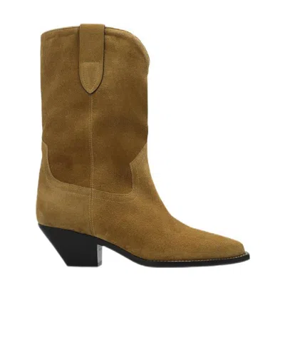 ISABEL MARANT HEELED 65MM SUEDE BOOTS
