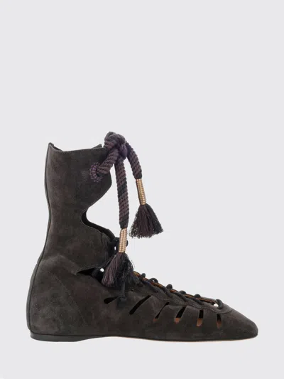 Isabel Marant Heeled Sandal Woman In Animal Print