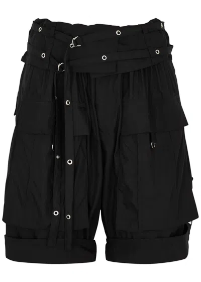 Isabel Marant Heidi Cargo Shorts In Black