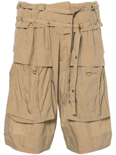 Isabel Marant Belted Shorts In Cream