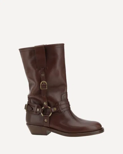 Isabel Marant Women Heiko Leather Boots In Multi