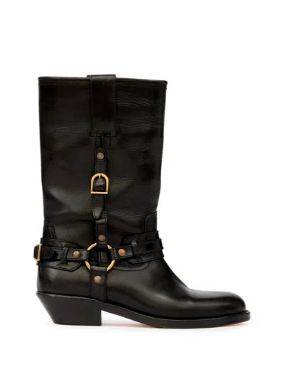 ISABEL MARANT HEIKO BOOTS WITH STRAPS