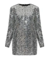 Isabel Marant Long Sleeve Dress In Silver
