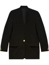 Isabel Marant Black Helona Blazer With Golden Buttons In Black