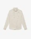 Isabel Marant Tess Asymmetrical Button-detail Shirt In White