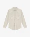 Isabel Marant Hemd Vasco In White