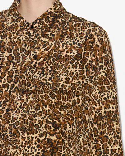 Isabel Marant Teysa Shirt In Leopard