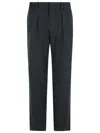 Isabel Marant 'henda' Black Virgin Wool Blend Pants In Black