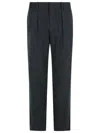Isabel Marant 'henda' Black Virgin Wool Blend Pants In Black
