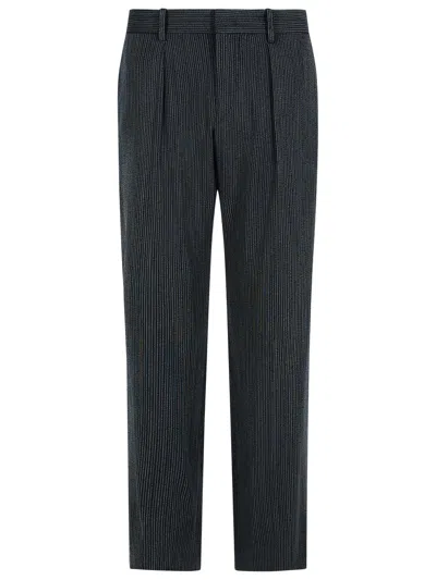 ISABEL MARANT ISABEL MARANT 'HENDA' BLACK VIRGIN WOOL BLEND PANTS WOMEN
