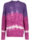 Isabel Marant Tie-dye Jumper In Purple