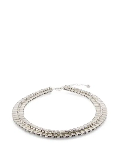 Isabel Marant Herese Crystal-embellished Belt In Metallic