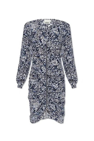 Isabel Marant Long-sleeved Dress In Multi