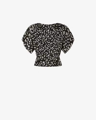 Isabel Marant Hervane Top In Black